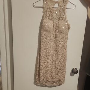 Elegant Lace Sleeveless Dress